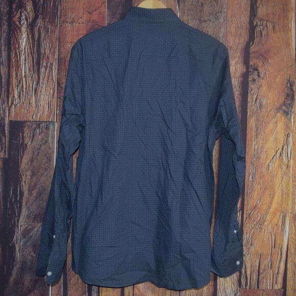 CLUB MONACO Slim Fit Men's Sz XL Long Sleeve Patterned Button-Up Shirt - Picture 6 of 6